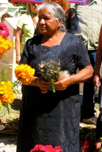 Doña Garcia with copal burner