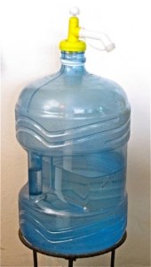 Garafon of water with plastic pump