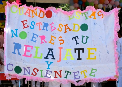 Banner:  Cuando estas estresado no eres tu relajate y consientete