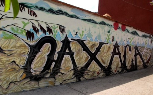 Wall art spelling OAXACA