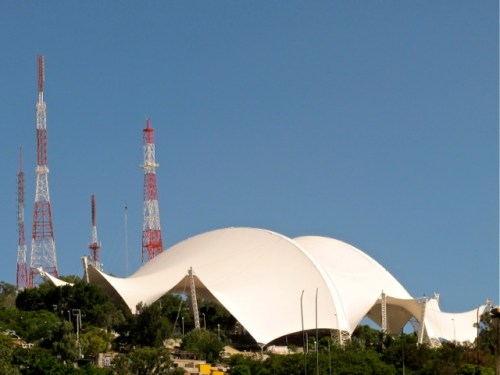 Guelaguetza Auditorium with full cover
