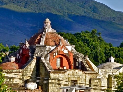 Terracotta dome of San Felipe Neri