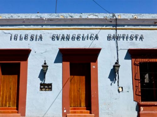 Front of Iglesia Evangelica Bautista