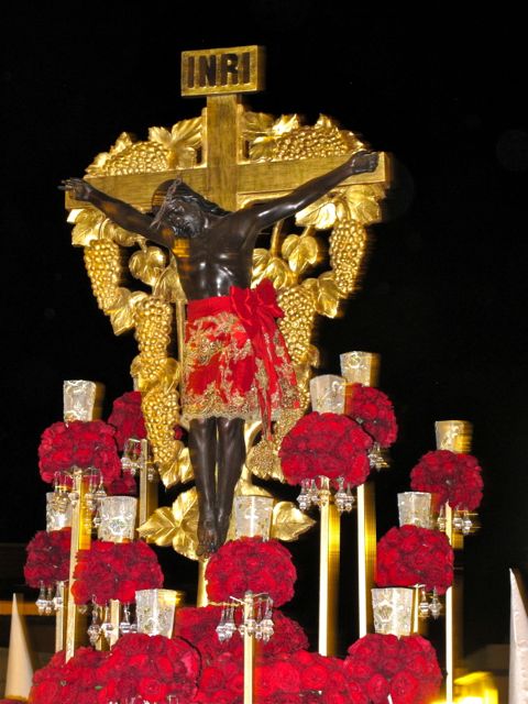 Señor de Esquipulas during the Procession of Silence, Good Friday 2013