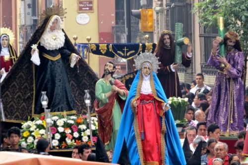 Statues of Mary and Jesus