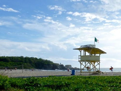 Lifeguard tower, Puerto Escondido, Oaxaca