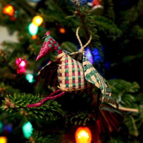 Mexican woven ornament